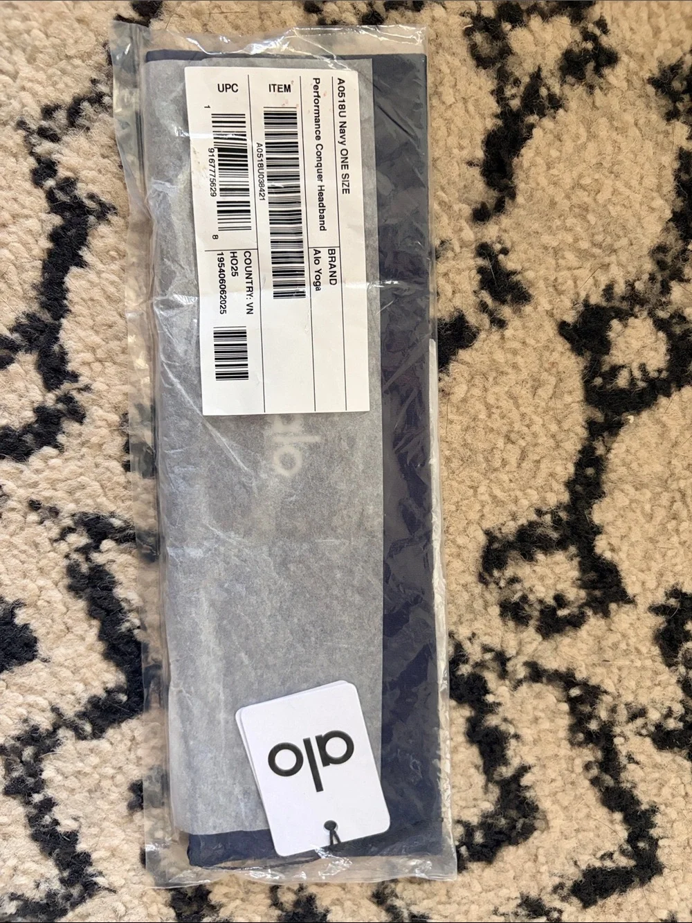 ALO Yoga Navy Performance Conquer Headband